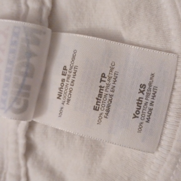 $4 Add-on White "Little Sister" Tee - Size XS (Youth) - Picture 5 of 5